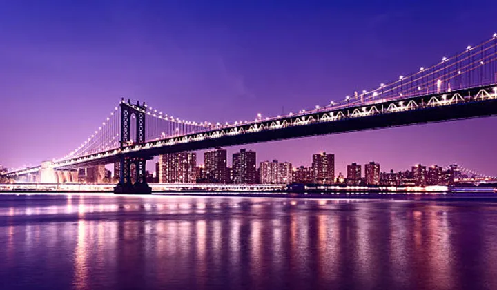 Manhattan Bridge at Night