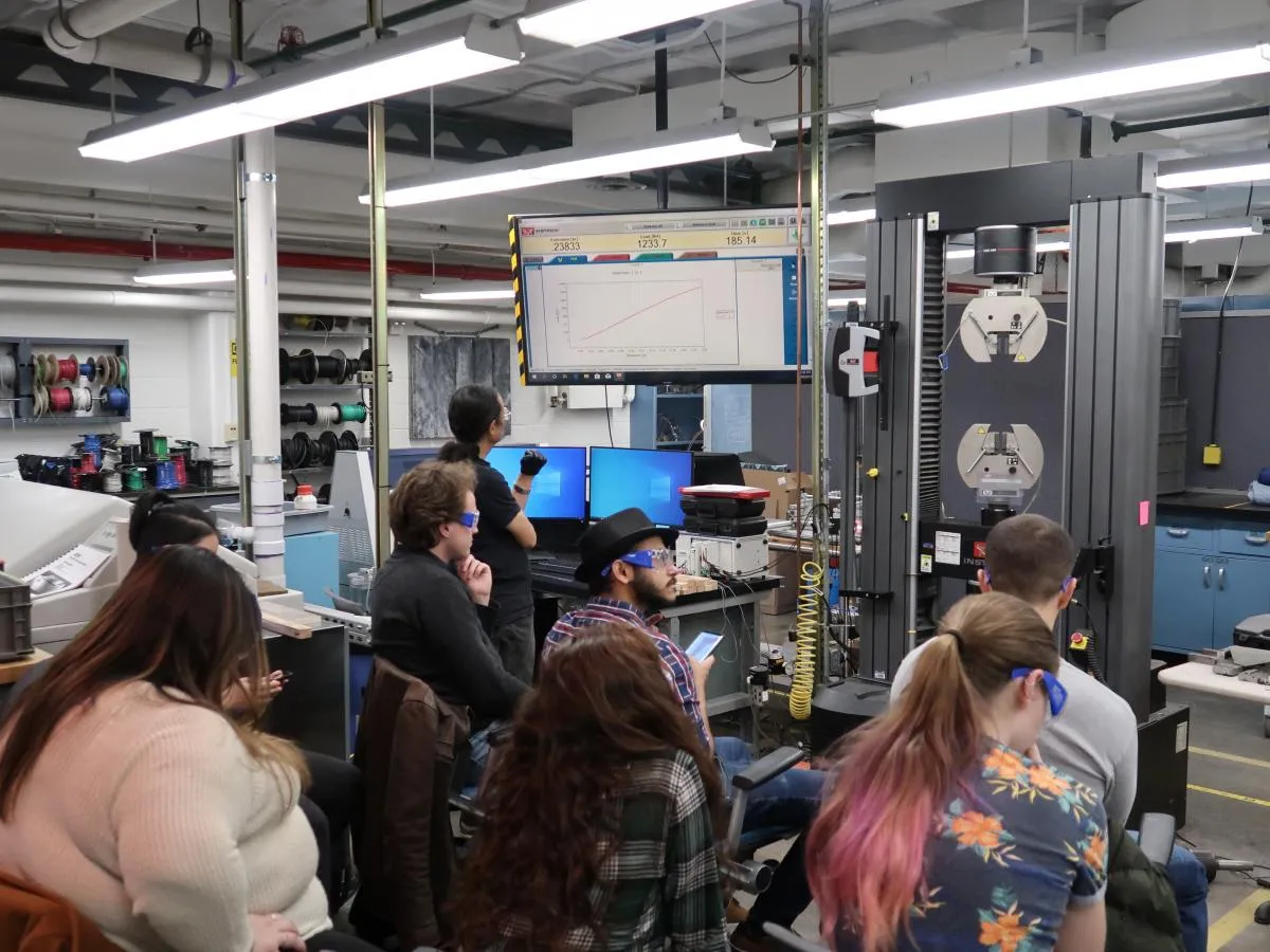 Students attending CIEN 4300 class